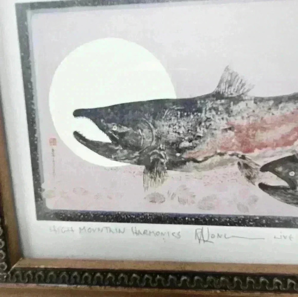 Chinook Salmon framed print - Picture 3 of 10